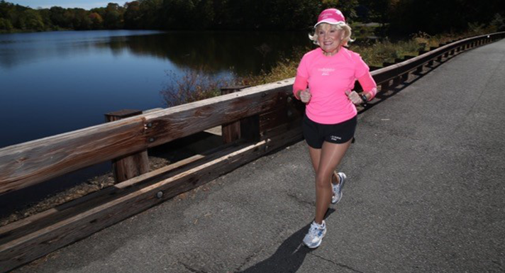 Cindy wears compression socks for marathons for this reason.